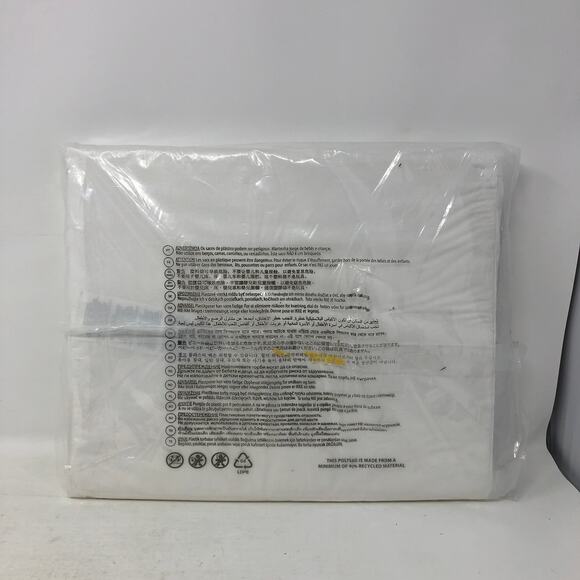 Ralph Lauren Organic Cotton Percale Palmer Full Flat Sheet White Sand Dune New - Picture 2 of 10